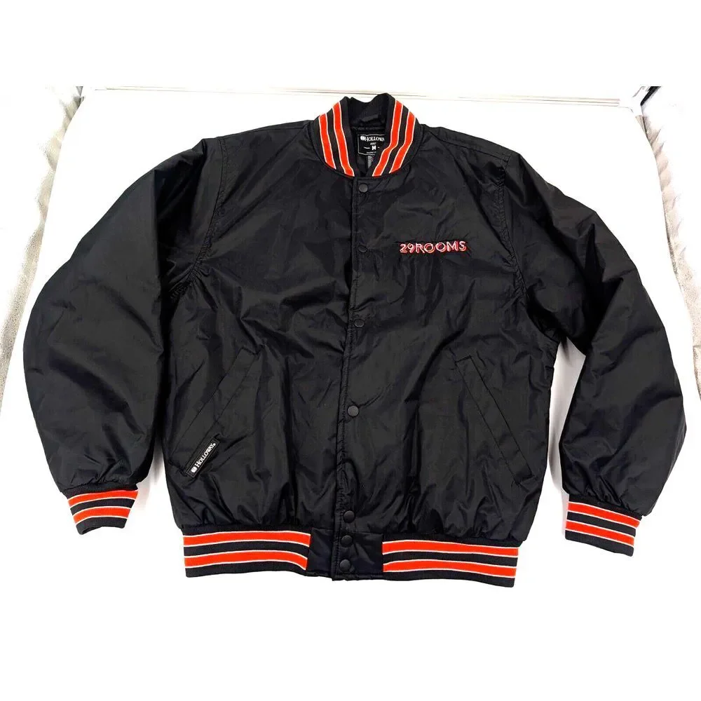 Refinery29 29Rooms Nylon Jacket Men's Women's‎ Adult Size Medium Black R29 VTG